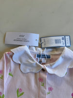 Charger l'image dans la galerie, Jacadi- Pyjama en coton rose fleurs Neuf T.6mois
