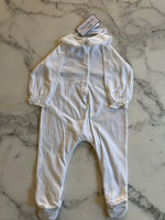 Charger l'image dans la galerie, Tartine et Chocolat - Pyjama col claudine à fleurs Neuf T.6 mois

