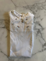 Charger l'image dans la galerie, Tartine et Chocolat - Pyjama col claudine à fleurs Neuf T.6 mois
