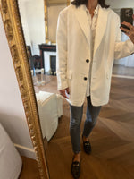 Charger l&#39;image dans la galerie, Malika Menard Blazer blanc H&amp;M
