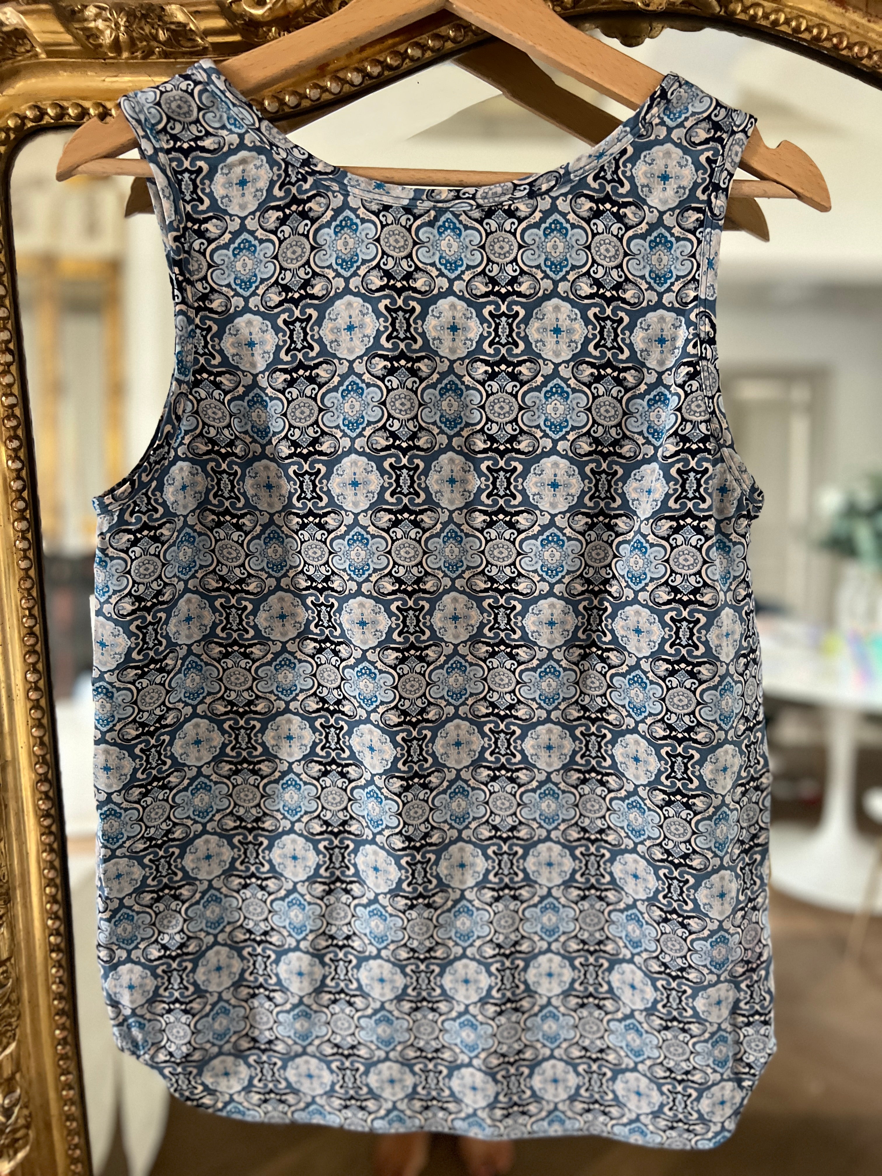 Joseph -  Débardeur en soie à motifs