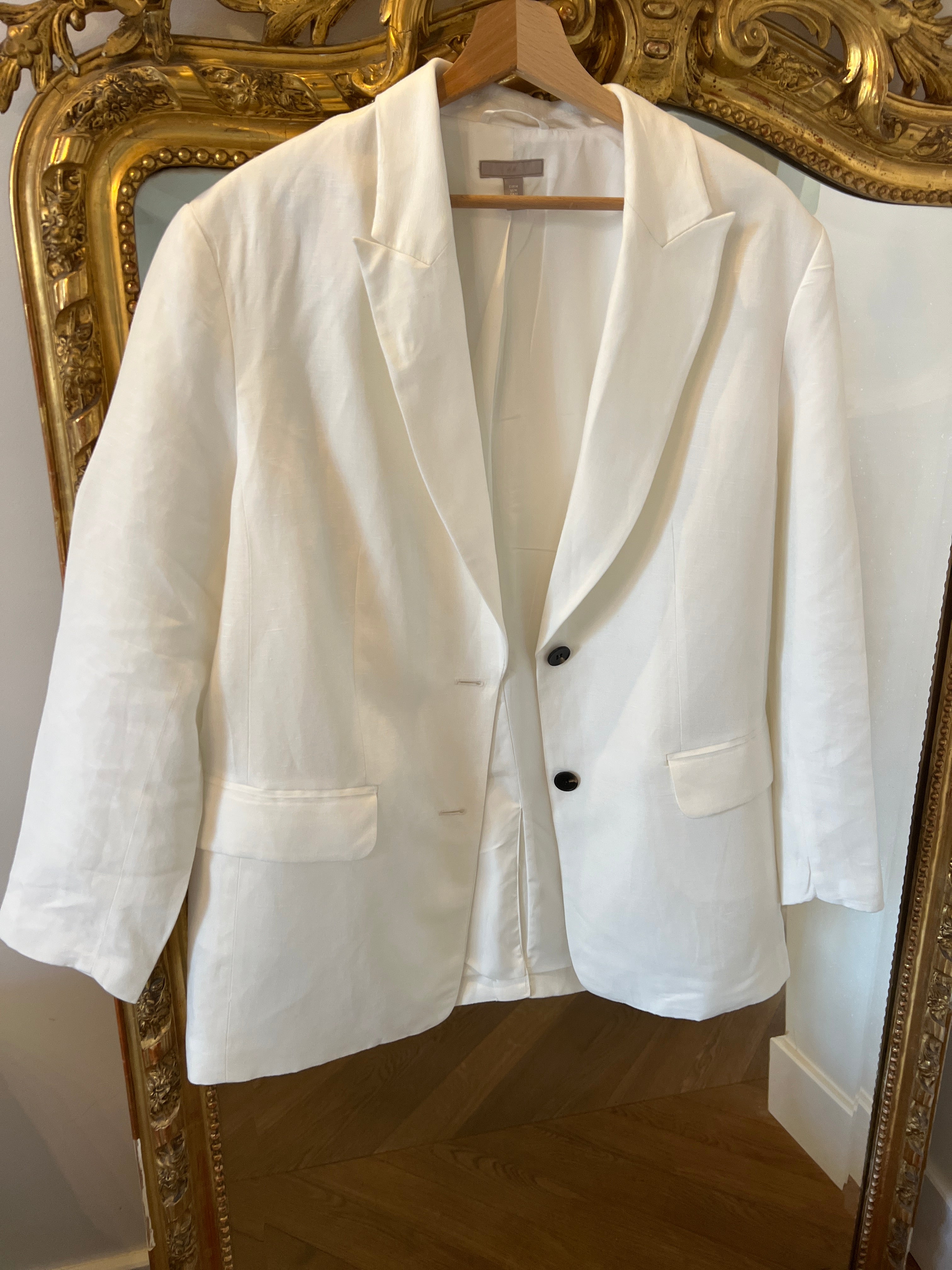 Malika Menard Blazer blanc H&M