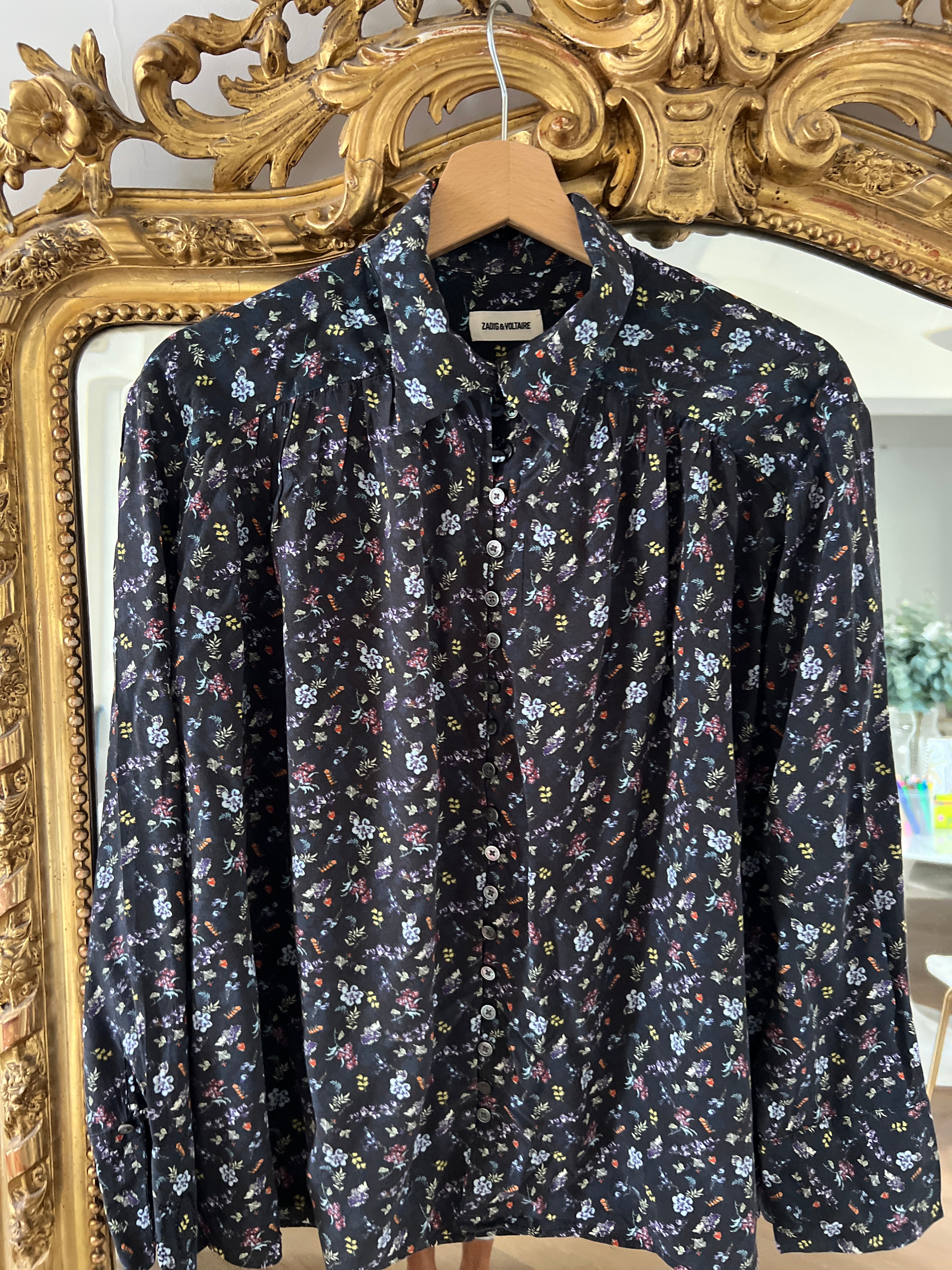 Zadig&Voltaire - Chemise en soie fleurie