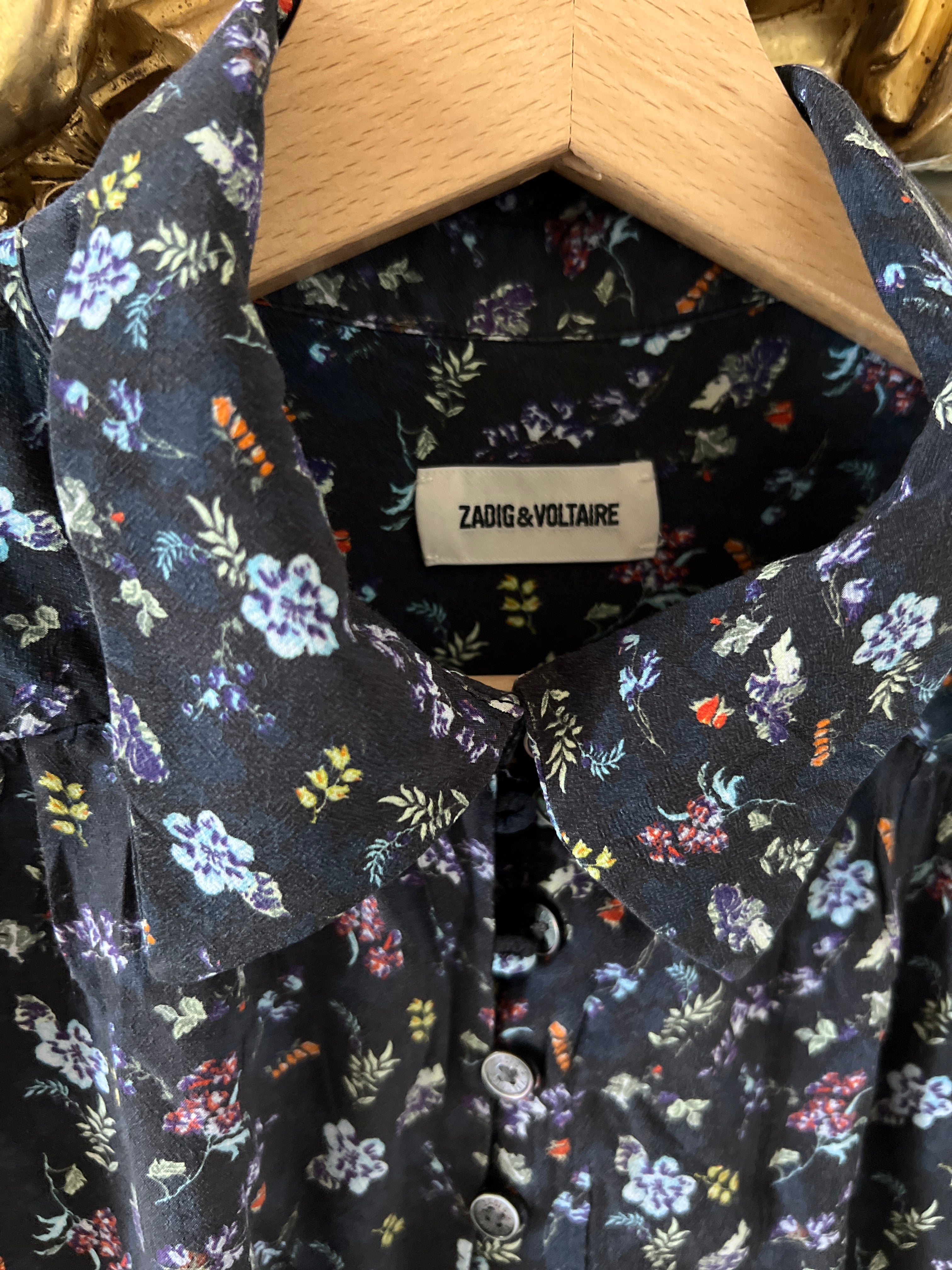 Zadig&Voltaire - Chemise en soie fleurie