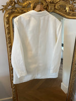 Charger l&#39;image dans la galerie, Malika Menard Blazer blanc H&amp;M
