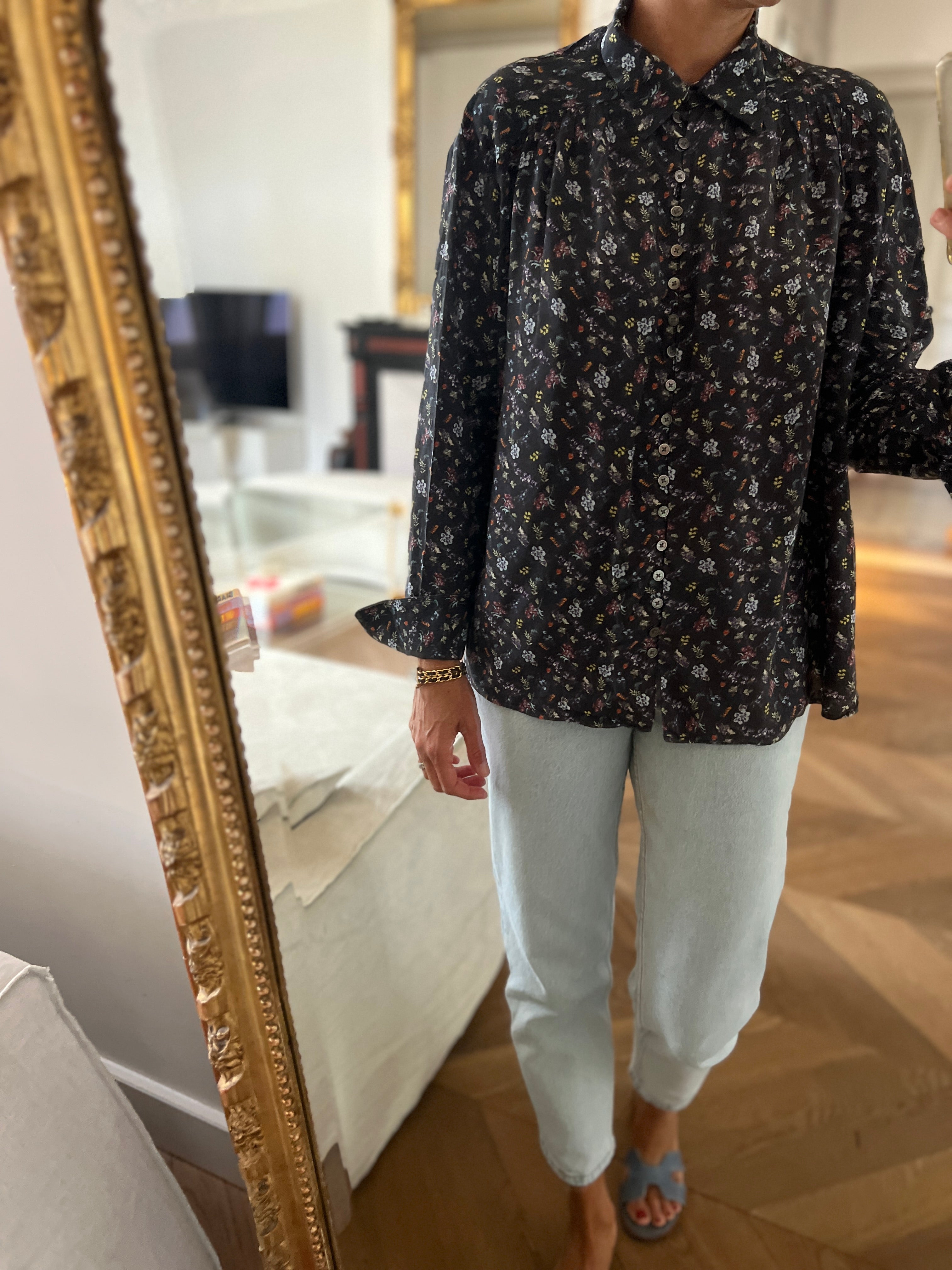 Zadig&Voltaire - Chemise en soie fleurie