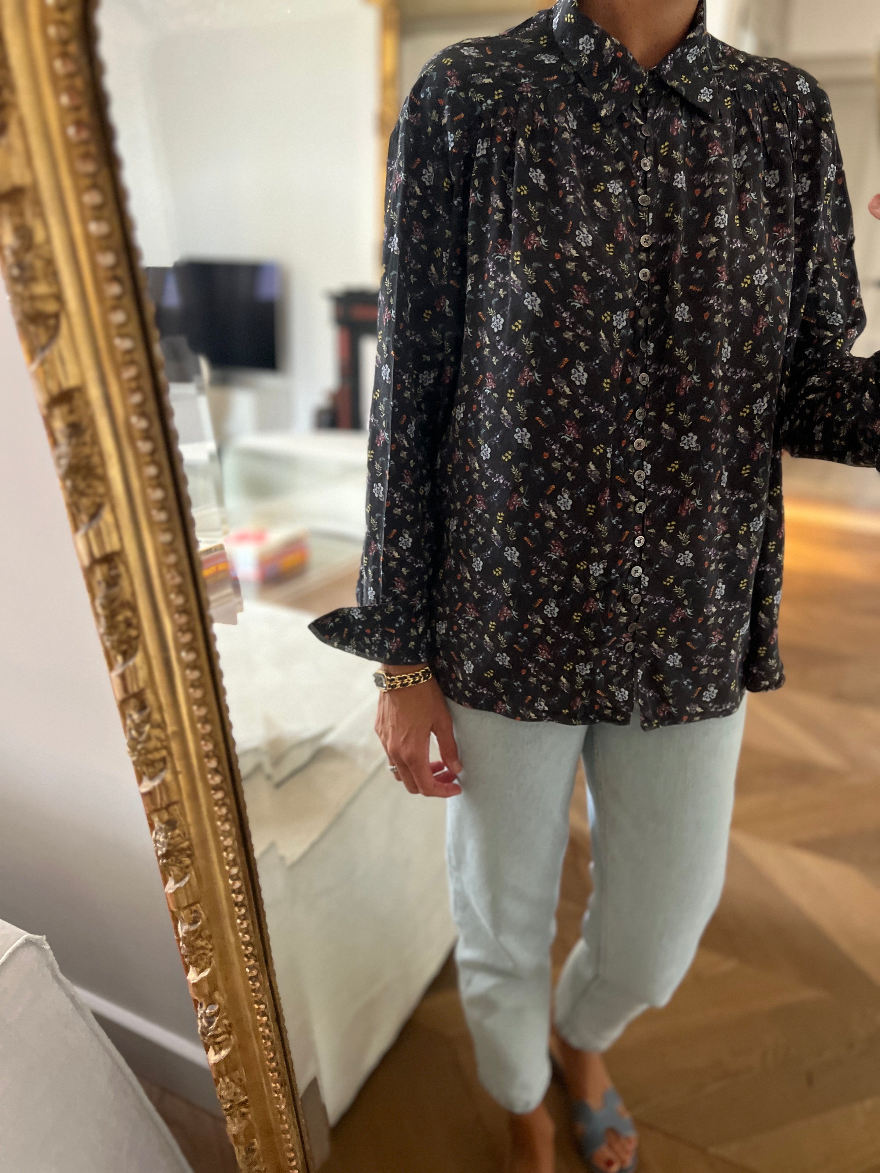 Zadig&Voltaire - Chemise en soie fleurie