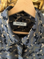 Charger l&#39;image dans la galerie, Max&amp;Moi - Chemise militaire en soie
