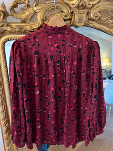 Blouse Ba&sh bordeaux