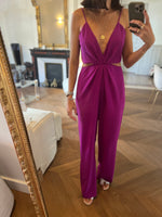 Charger l&#39;image dans la galerie, Malika Menard Combinaison pantalon Zara mauve
