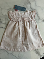 Charger l'image dans la galerie, Cyrillus - Robe rose en lin et coton Neuve T.9 mois
