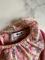 Charger l'image dans la galerie, Cyrillus - Ensemble Legging et Pull rose col fleuri T.6mois
