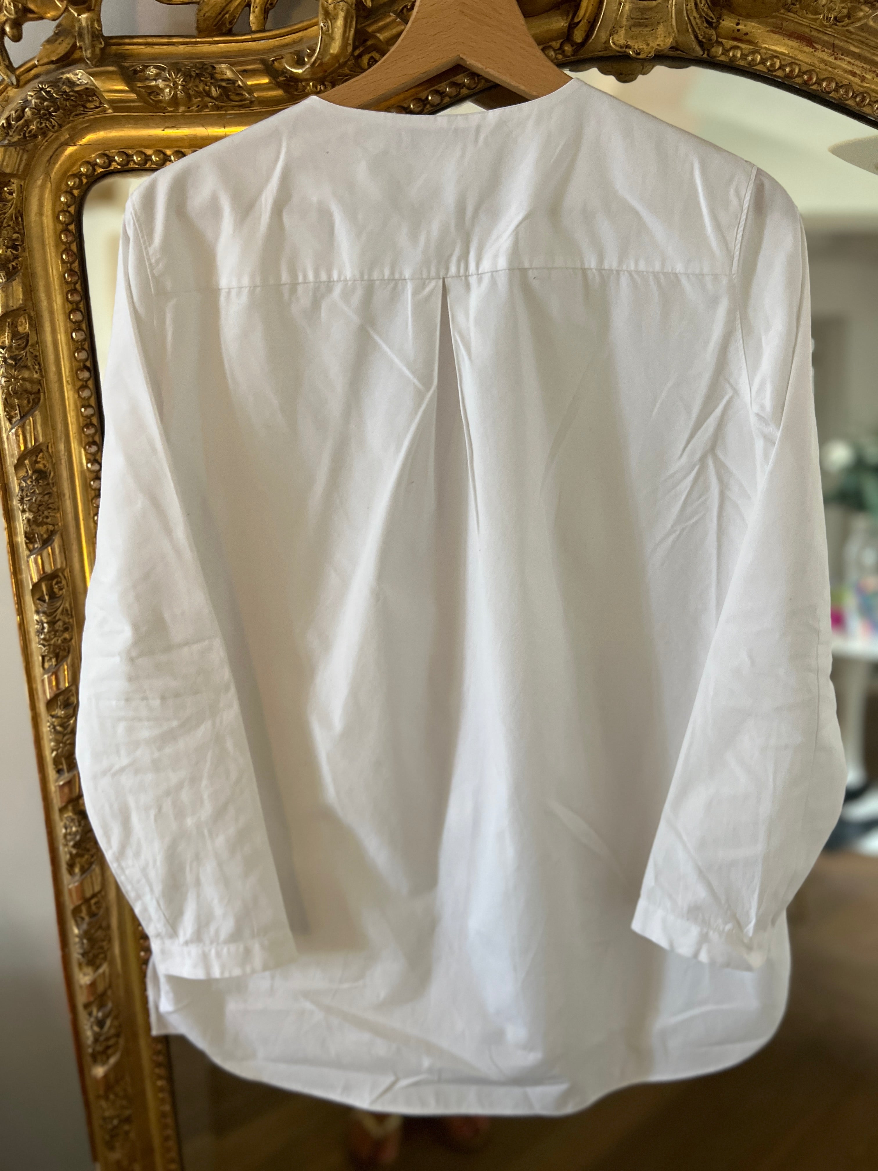 Massimo Dutti - Chemise longue blanche