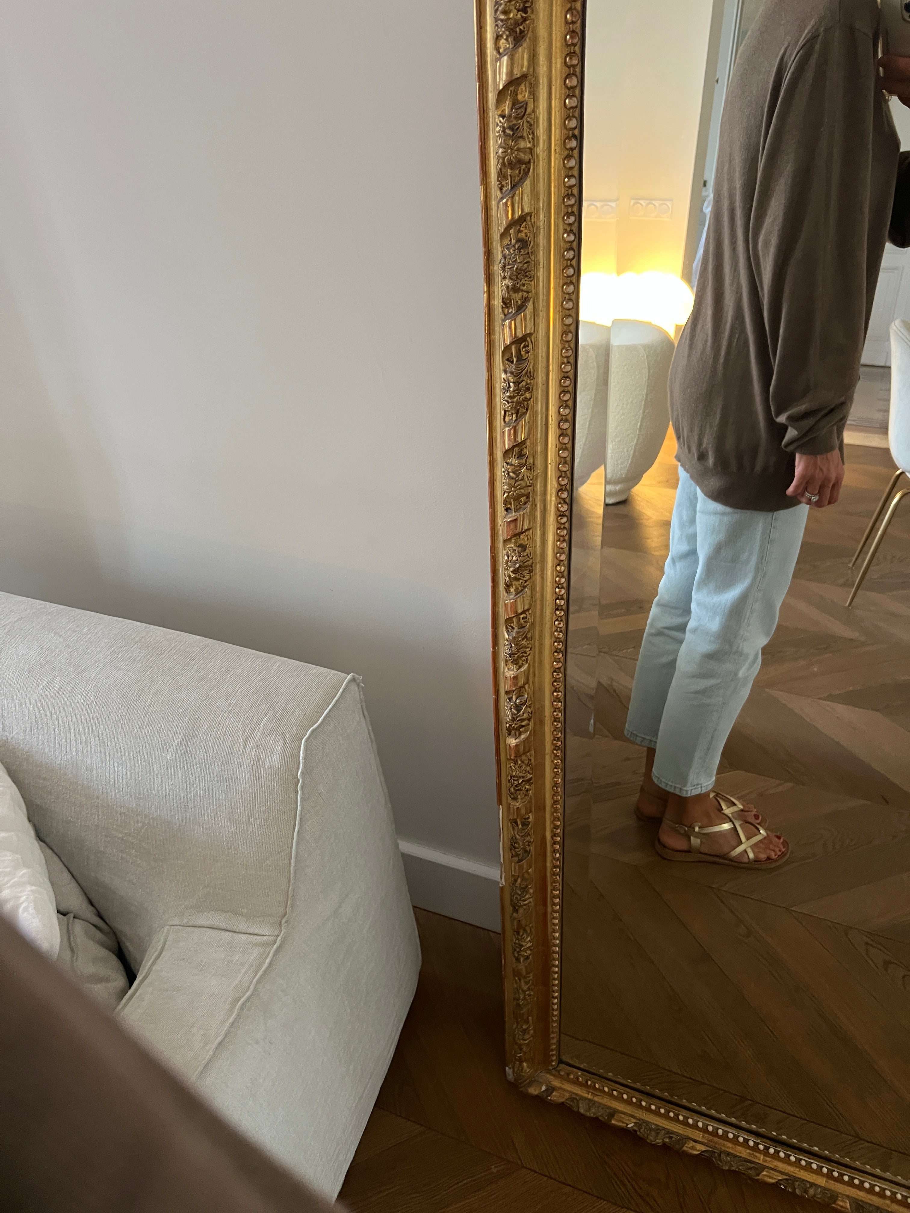 Ralph Lauren - Gilet long en cachemire kaki