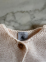 Charger l'image dans la galerie, Petit Bateau - Cardigan ecru Neuf T.1 mois
