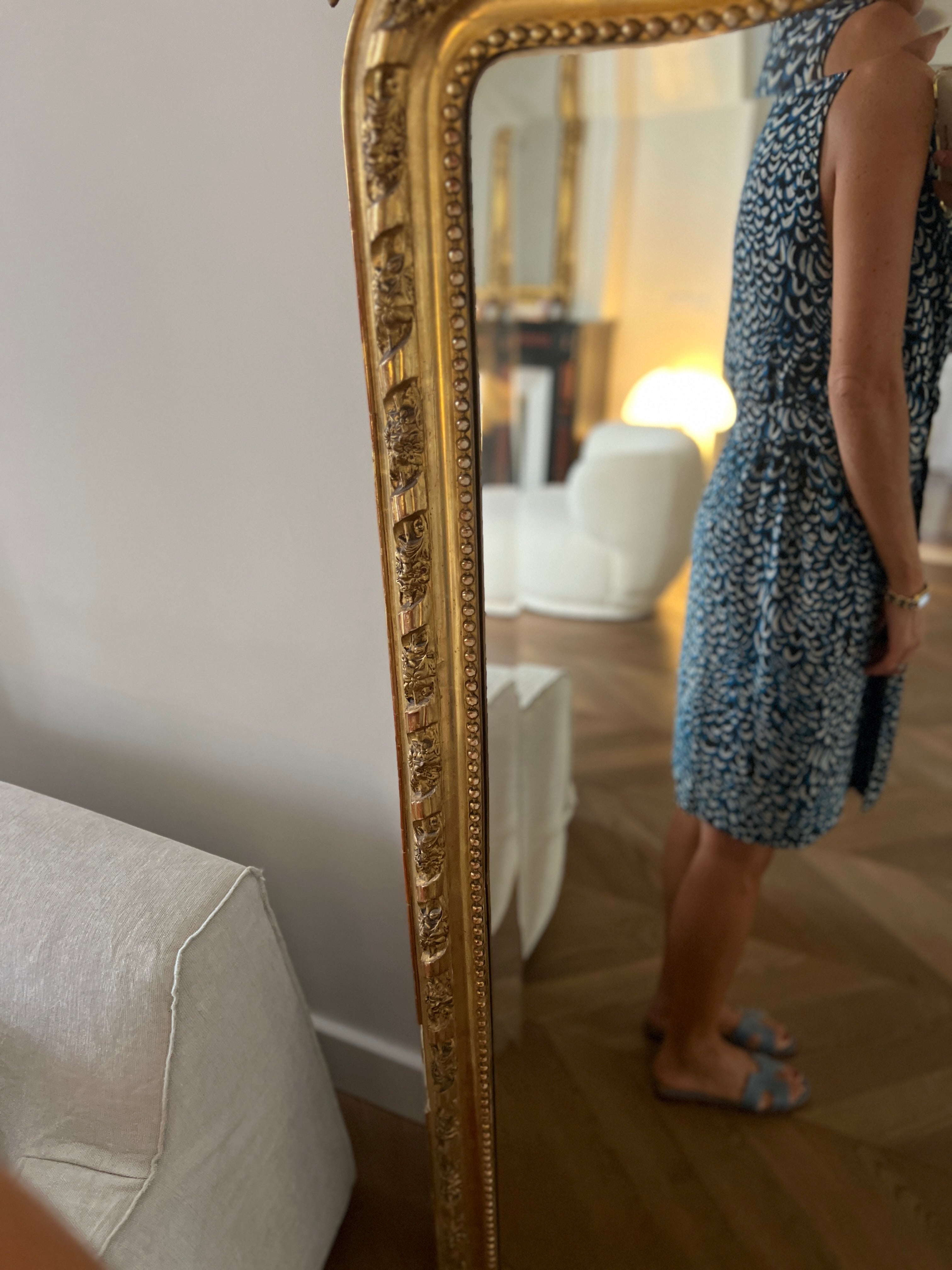 Apostrophe Paris - Robe bleue à motifs