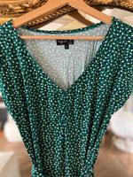 Charger l'image dans la galerie, Agnes B. - Robe verte à motifs
