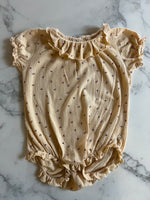 Charger l'image dans la galerie, Konges Slojd - Barbotteuse beige petits fleurs T.12 mois
