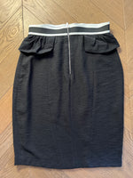 Charger l&#39;image dans la galerie, Jupe Sandro noire mi-longue
