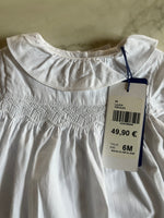 Charger l'image dans la galerie, Cyrillus - Robe lafayette blanche Neuve T.6mois
