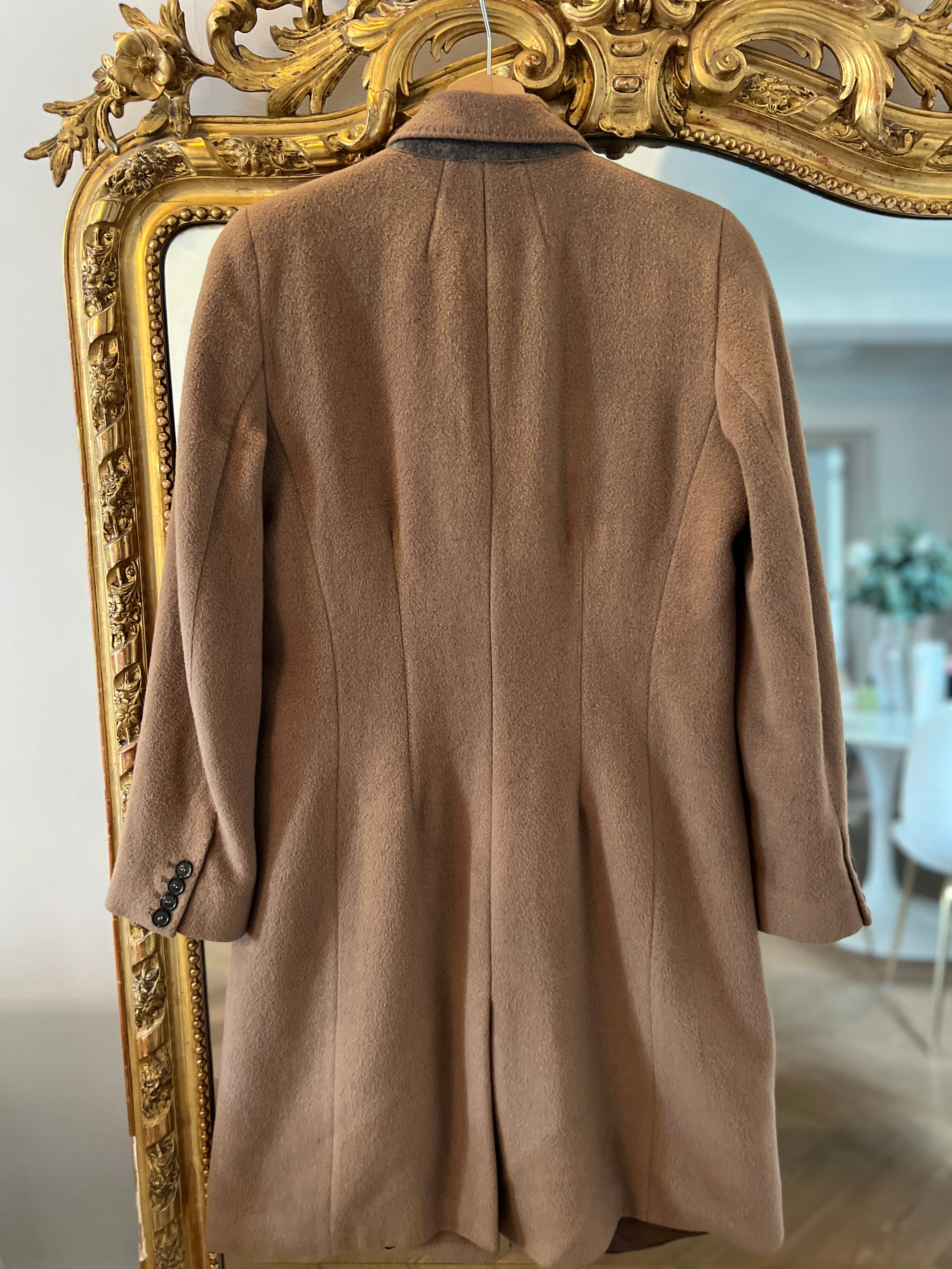 Gérard Darel - Manteau en laine marrron