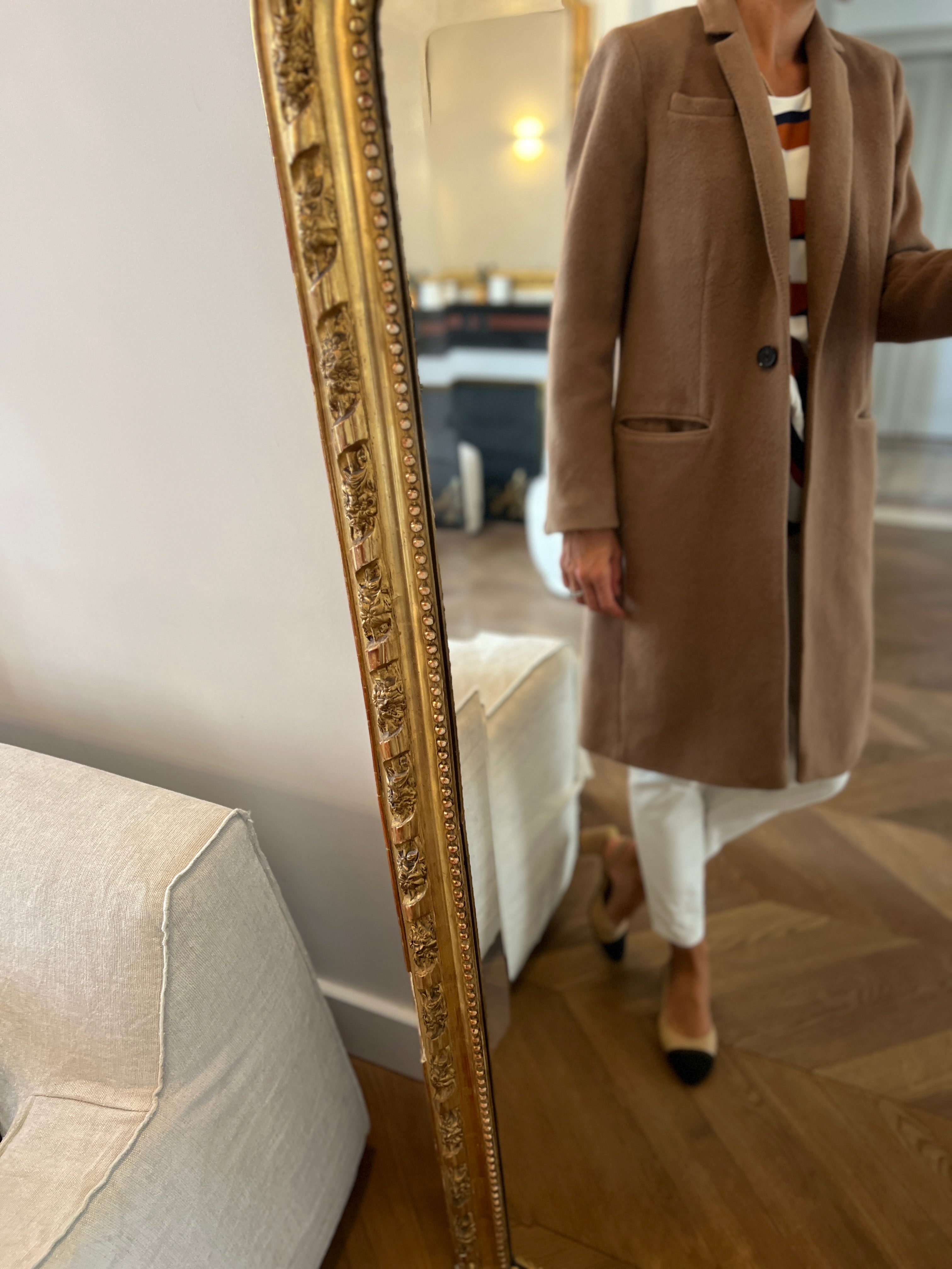 Gérard Darel - Manteau en laine marrron