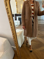 Charger l&#39;image dans la galerie, Gérard Darel - Manteau en laine marrron
