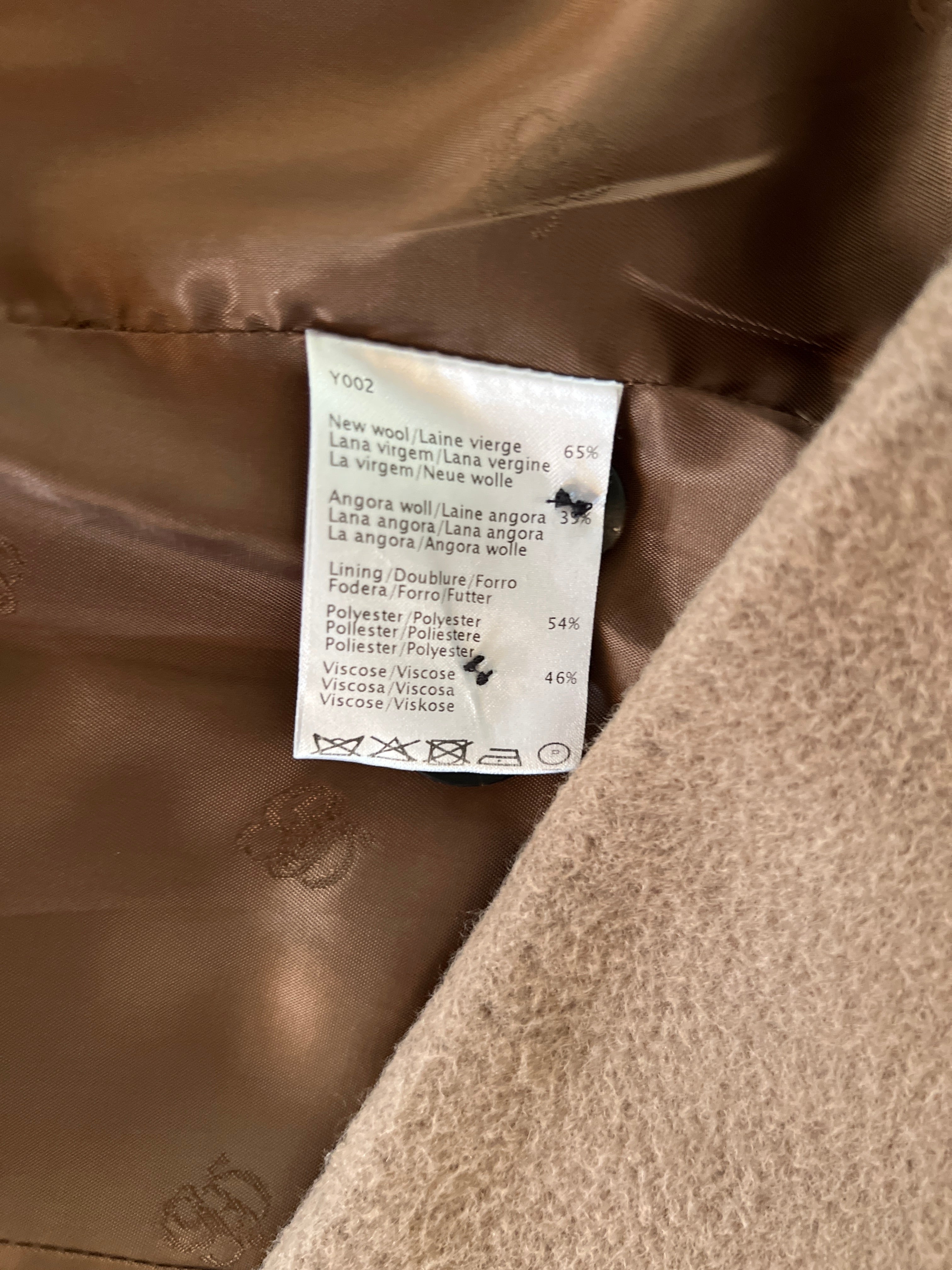 Gérard Darel - Manteau en laine marrron