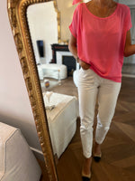 Charger l'image dans la galerie, American Vintage -  T-Shirt rose col rond
