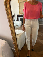 Charger l'image dans la galerie, American Vintage -  T-Shirt rose col rond
