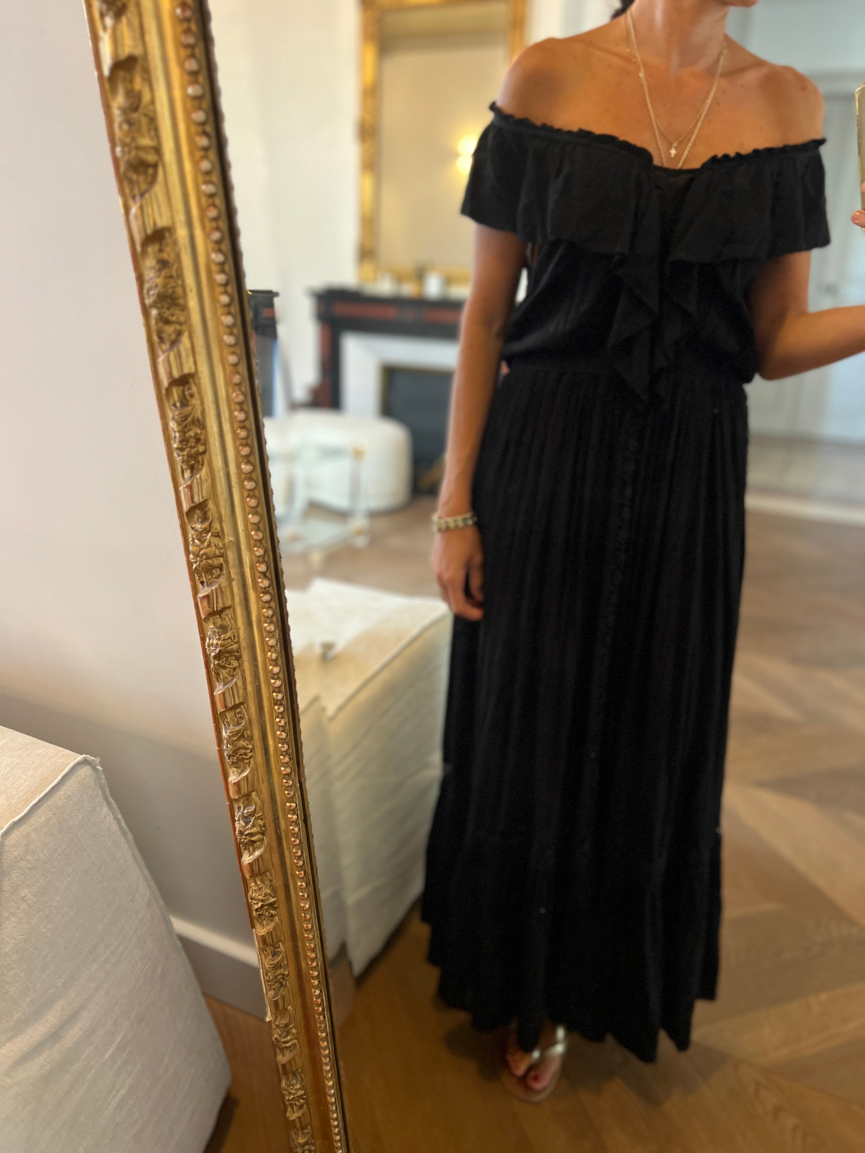 Belair - Robe longue noire Ravage