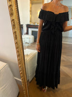 Charger l&#39;image dans la galerie, Belair - Robe longue noire Ravage
