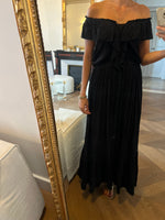 Charger l&#39;image dans la galerie, Belair - Robe longue noire Ravage
