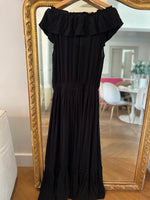 Charger l&#39;image dans la galerie, Belair - Robe longue noire Ravage
