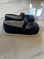 Charger l'image dans la galerie, Jacadi - Chaussures Charles IX en toile enfant fille - marine
