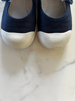 Charger l'image dans la galerie, Jacadi - Chaussures Charles IX en toile enfant fille - marine

