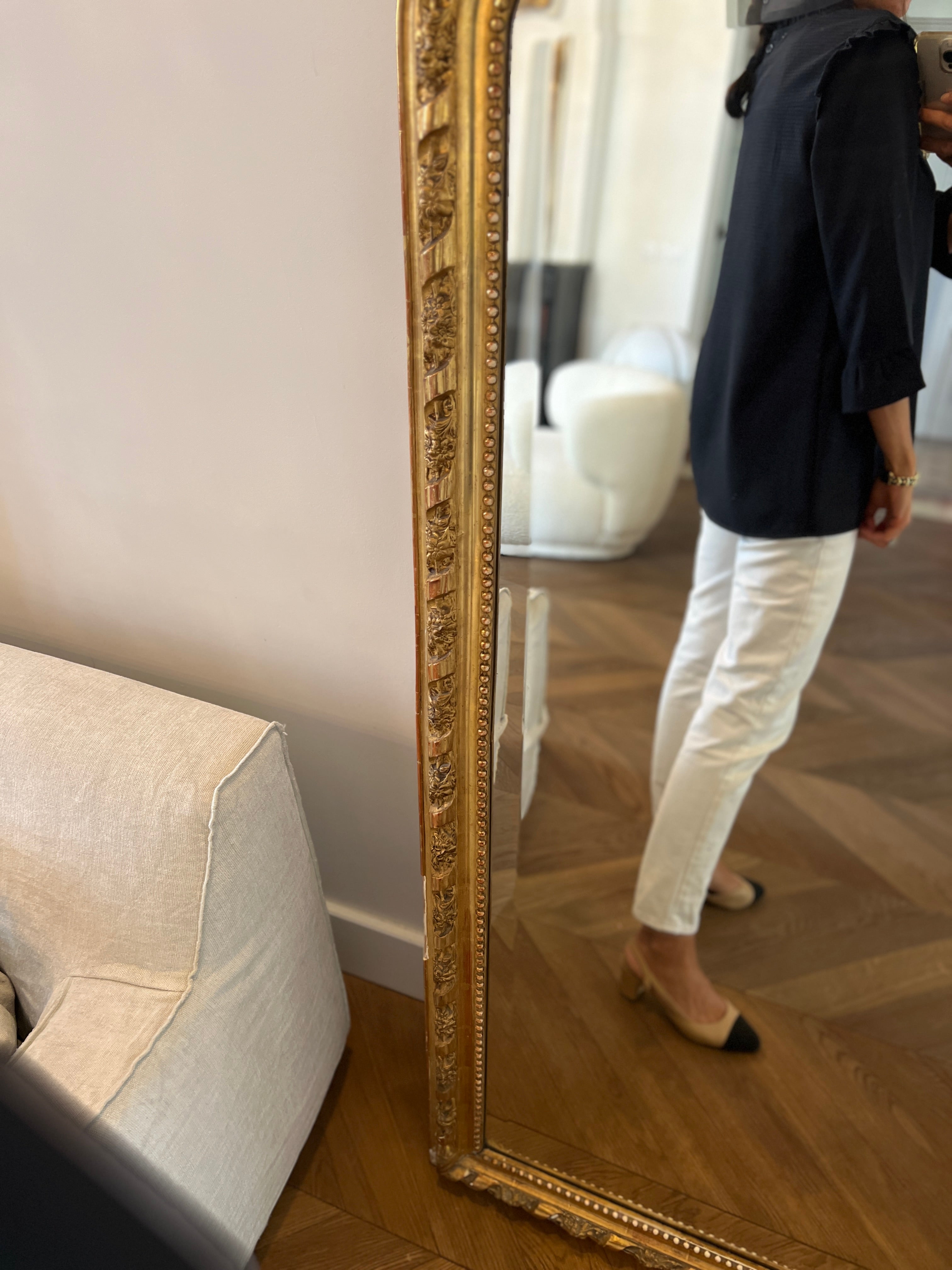 La Petite étoile - Blouse bleu marine col montant