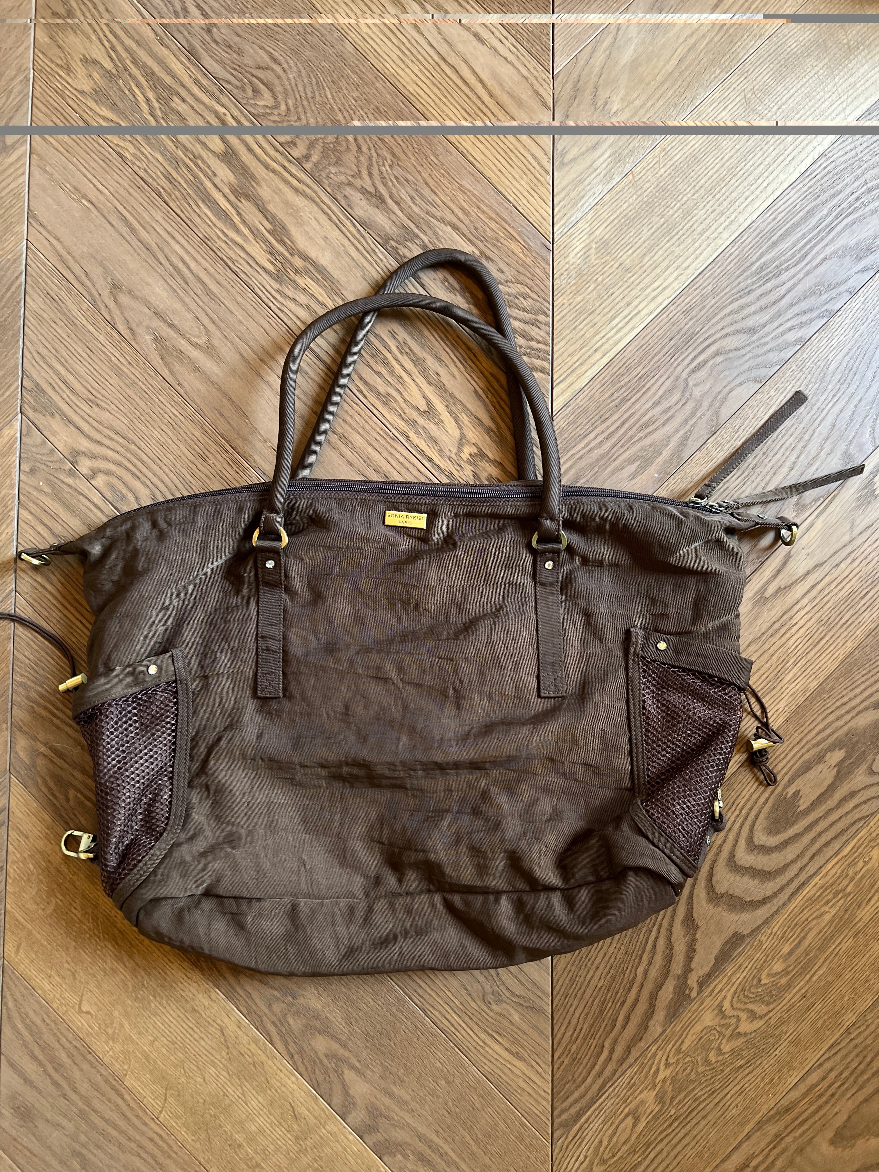 Sac souple Sonia Rykiel marron