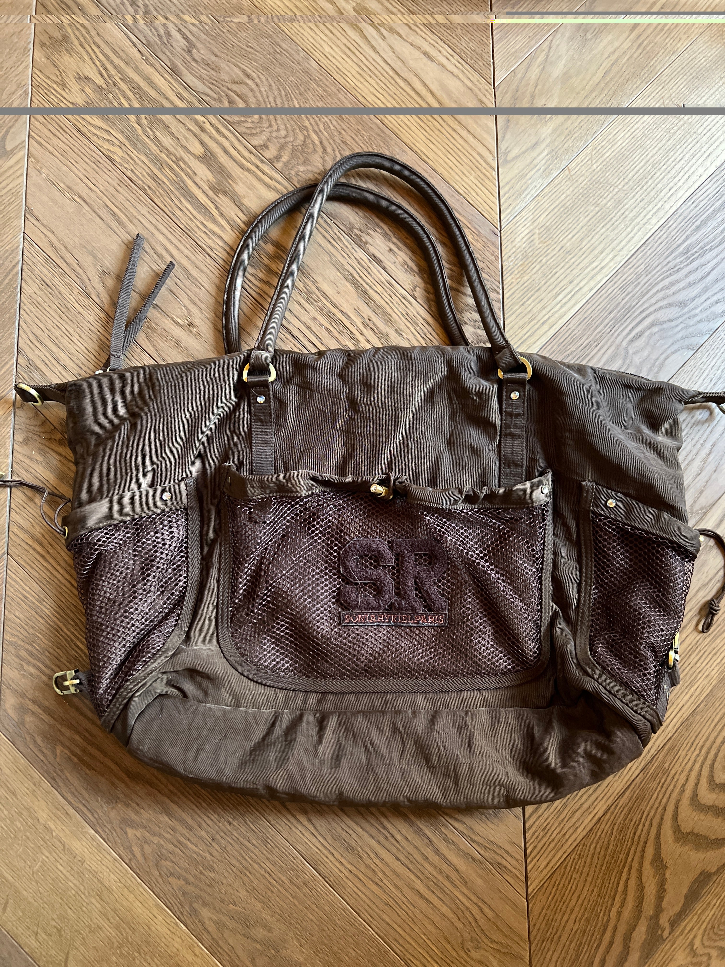 Sac souple Sonia Rykiel marron