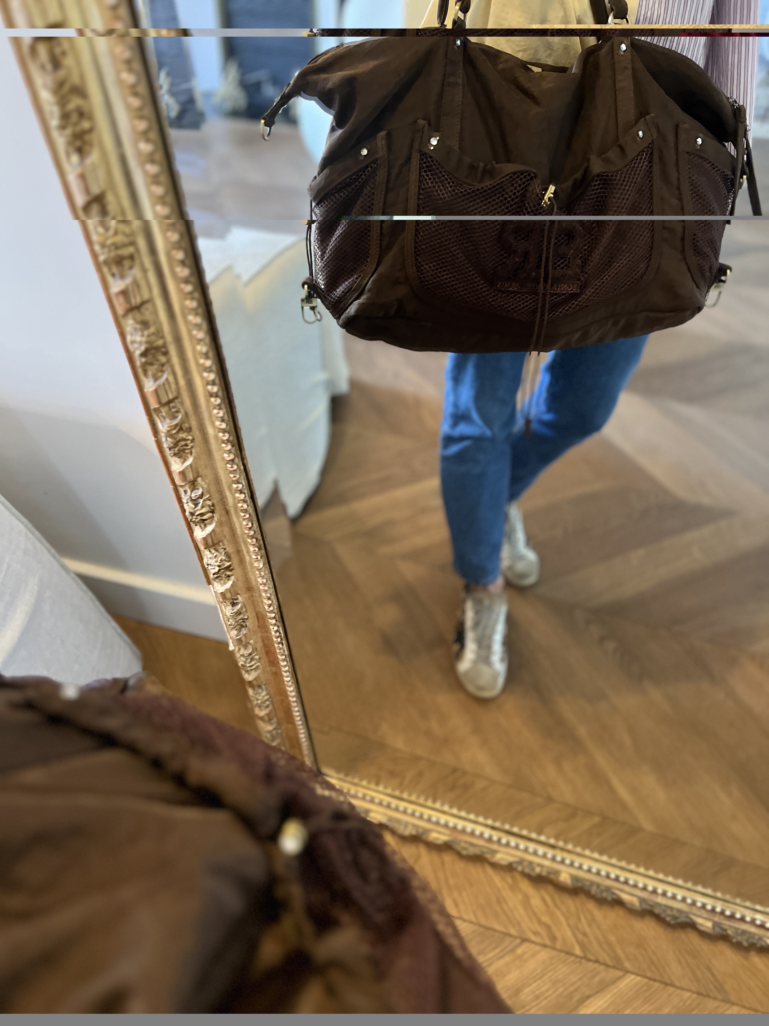 Sac souple Sonia Rykiel marron