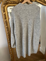 Charger l&#39;image dans la galerie, Robe Pull American Vintage en alpaga gris
