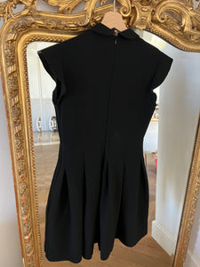 Robe Maje noire chainette or