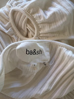 Charger l&#39;image dans la galerie, Top Ba&amp;sh blanc décolleté avec ronds
