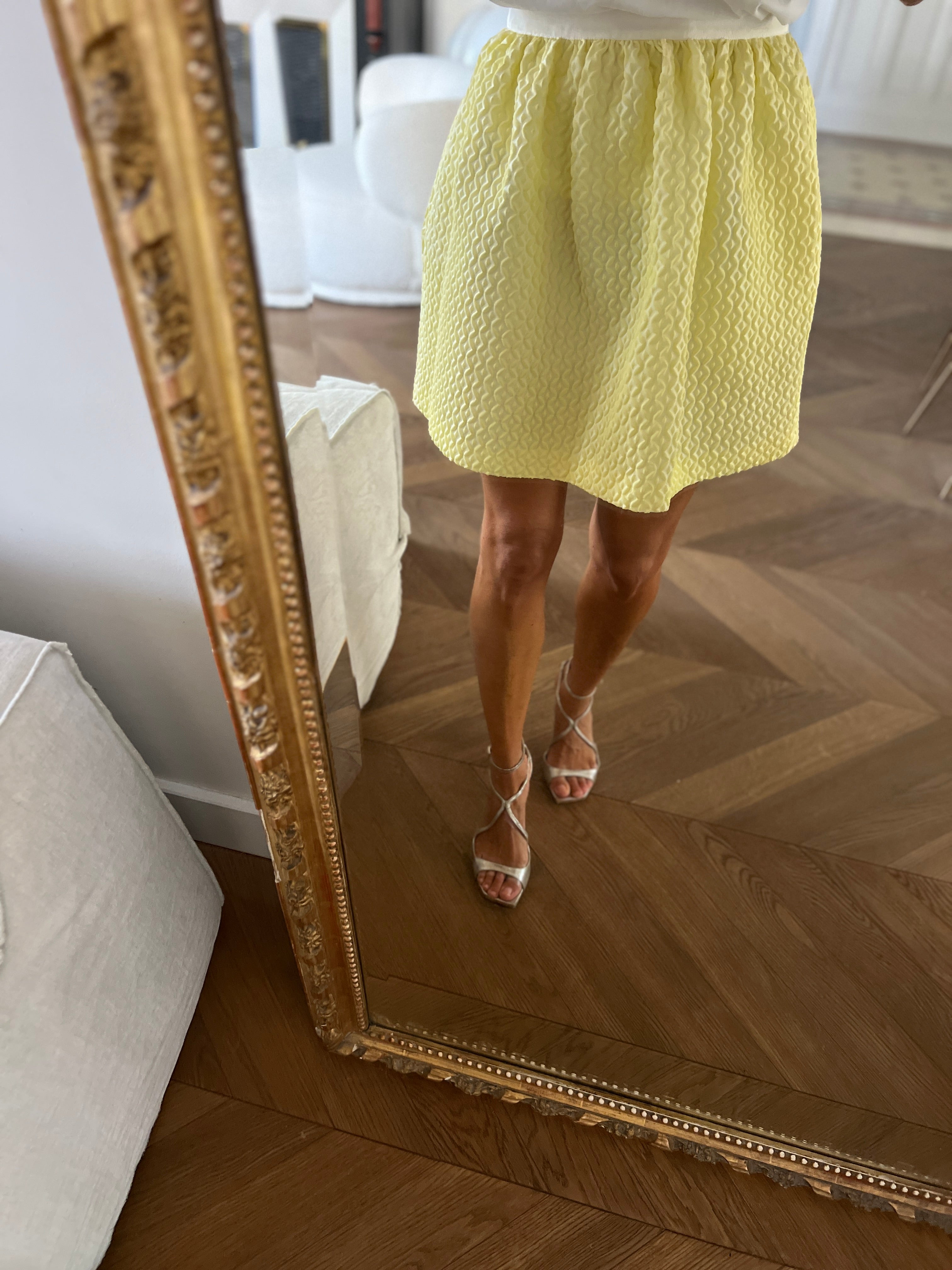 Tara Jarmon - Jupe jaune clair tulipe