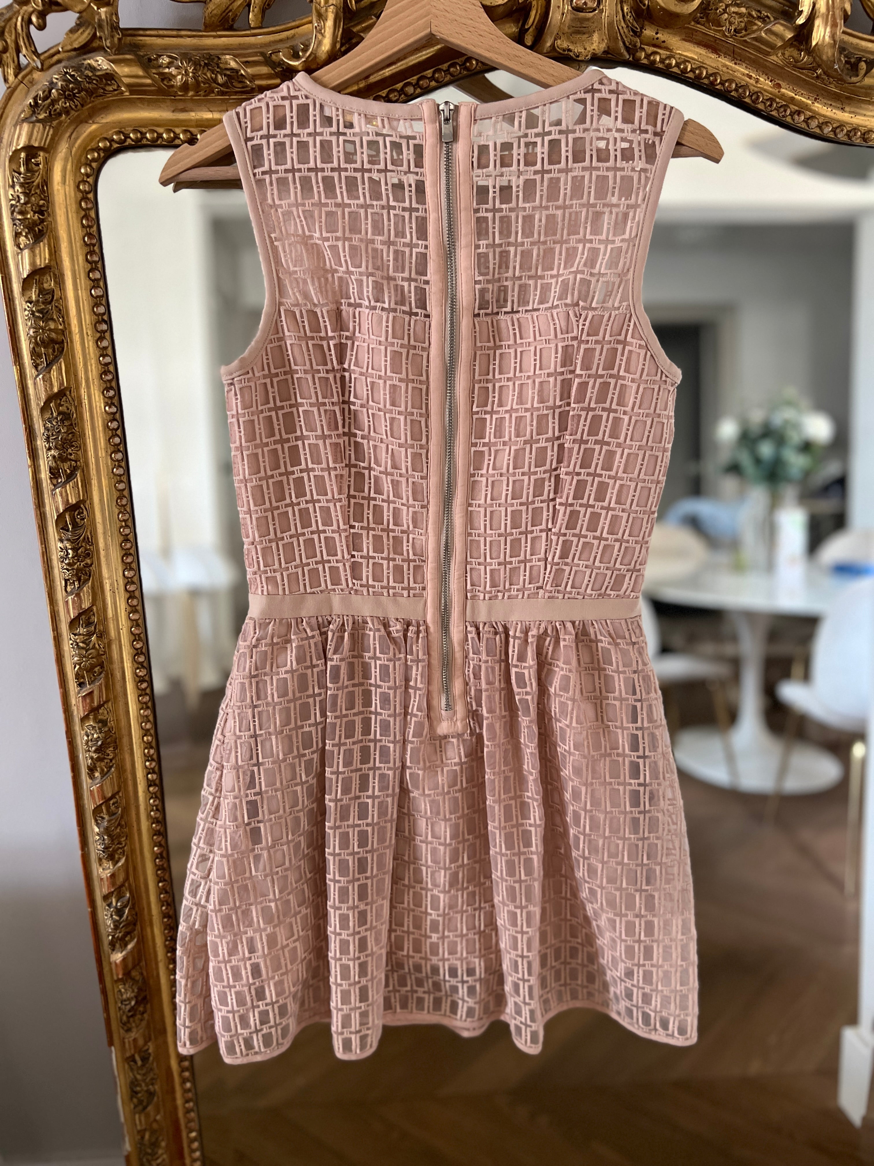 Maje- Robe vieux rose Elixir