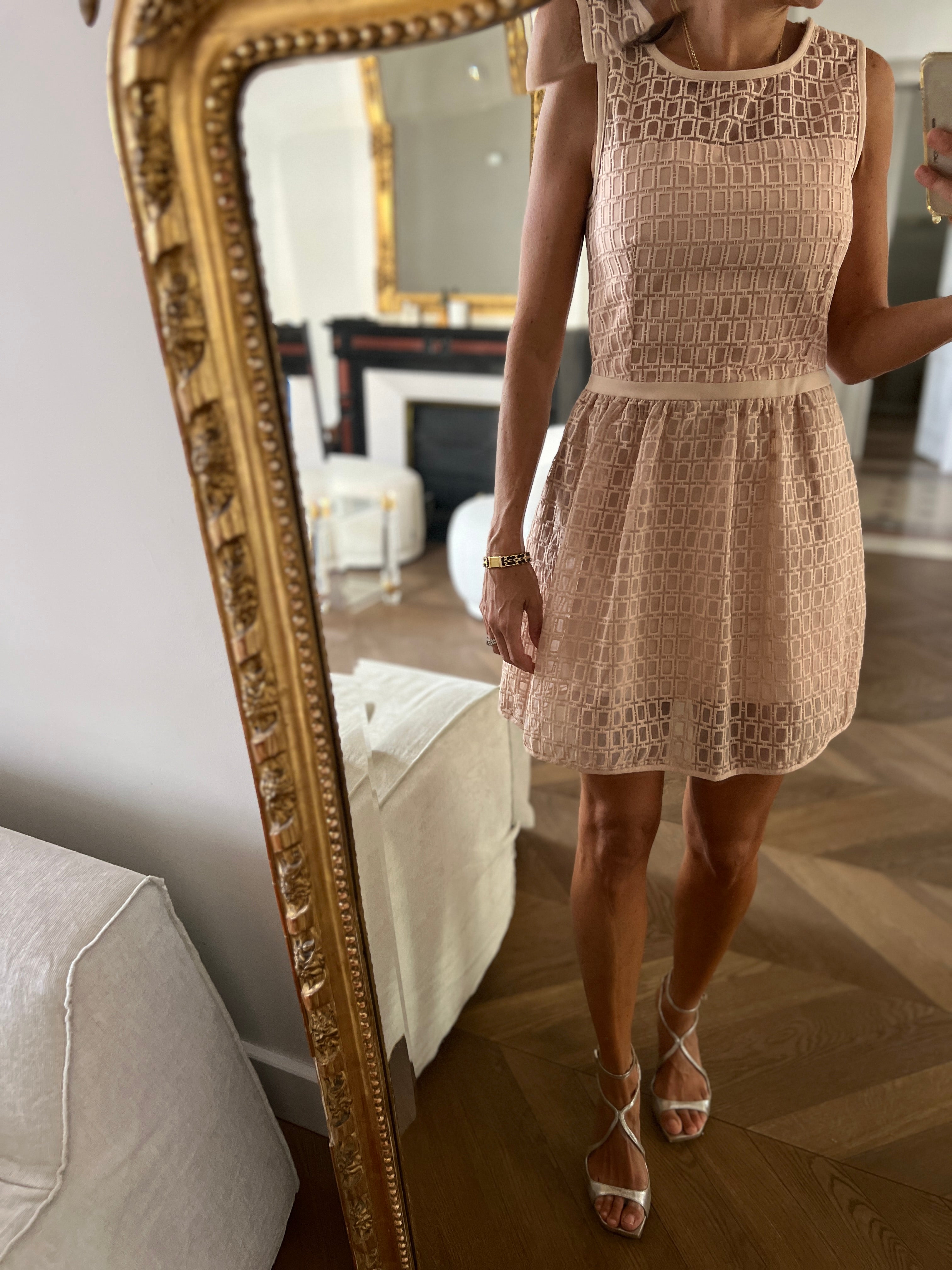 Maje- Robe vieux rose Elixir