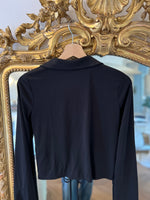 Charger l'image dans la galerie, Haut Zara Noir froncé

