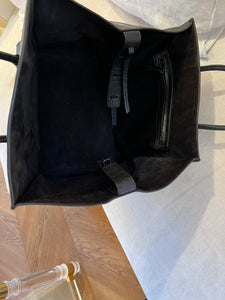 Sac Celine luggage phantom medium en cuir façon croco