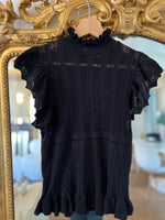 Charger l&#39;image dans la galerie, Top Zara col montant ajouré
