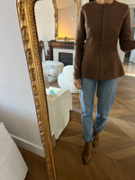 Charger l'image dans la galerie, Primark - Gilet à basque marron
